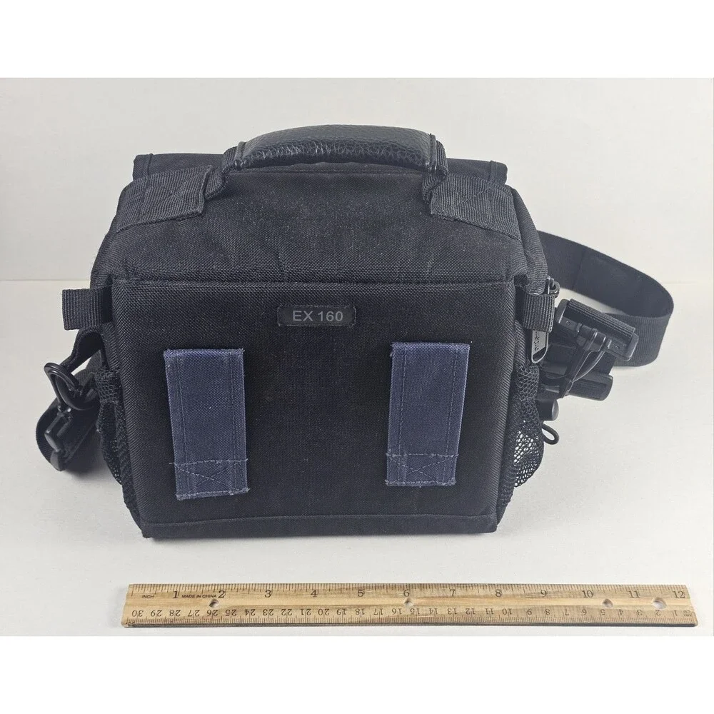 Lowepro EX160 Arctic Blue Black Digital Camera Pouch Shoulder Bag Padded Strap